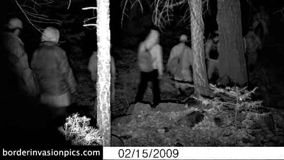 Illegal aliens on a popular trail