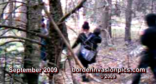 Illegal alien bringing small child