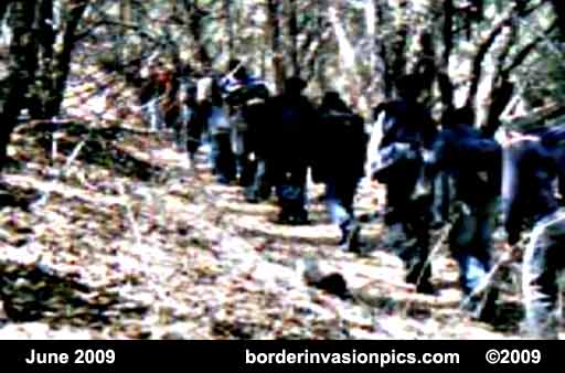 Illegal aliens on a popular trail